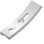 Mellemstyk til rund stilk 143*40*10