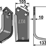 Fræserkniv Højre (52359010 )