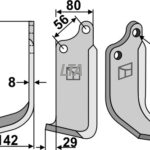 Fræserkniv V. Maschio ( 01110427 )