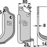 Fræserkniv H. Maschio ( 01110426 )