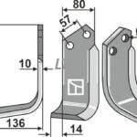 Fræserkniv V. Muratori ( 12019500 )
