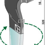Rotorharvetand Hård H. kuhn 2 huller