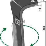 Rotortand lemken zirkon 9 højre