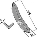 Standard-Skær K25  Uden bolt