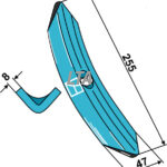 Spids til bl.a Samson incl 12x70 radr