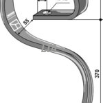 Standard tand 12x32 Uden spids