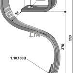Standard tand 12x32 m spids