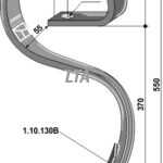 Kulturharvetand Standard W24 kongskilde