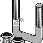 U Spændebøjle M12 til bl.a Goliath