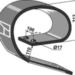 Fjeder - 150 x 14 til 100x100 ramme
