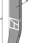 Stilk til stubharve - 900mm