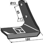 Vingeskær Cenius Højre m bolte