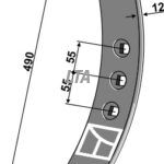 Skærspids - 80 m bolte