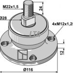 Komplet leje til Disc 4xØ98