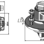 5 huls nav til påsvejsning