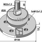 Samson disc leje tribel tætning