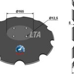 Tallerken takket - Ø510x5 ( 34910027 )