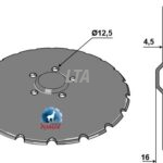 400 mm såskive for väderstad