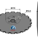 410 mm Discskive til Väderstad (451372 )