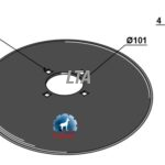 406x4 hul 101 4 huls Ø133