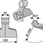 Hammerslagle til bla Agromec AGP 200