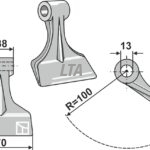 Hammerslagle B70 R100/Ø13x38