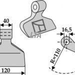 Hammerslagle til kuhn 6061700