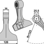 Hammerslagle bl.a Agromec Agrimaster