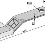Kniv højre Spearhead 7770702