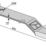 Kniv venstre spearhead nr 7770701