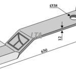 Kniv højre Spearhead nr 7770700