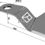 Kniv venstre spearhead nr 7770730