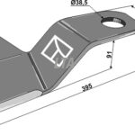Kniv højre spearhead nr 7770731