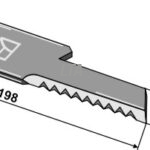 Modskær Riflet 198x50/32x3 1hul