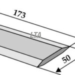 Halmsnitter kniv Claas 736872.0