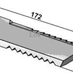 Halmsnitter kniv JD Riflet Ø18