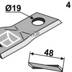 Skårlæggerkniv til Krone orignr 139888.0