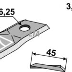 Skårlæggerkniv til Kuhn orignr 56151210