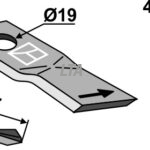 Skårlæggerkniv til Claas orignr 9520430