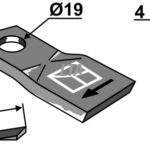 Skårlæggerkniv til Fella orignr 133074