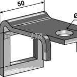 Holder til tand 32 x 12 med forstærkende