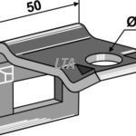 Holder til tand 32 x 12