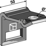 Holder til tand 32 x 12 50x30 Profil