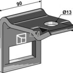 Holder til tand 65 x 10   til  60x60 pro