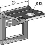 Holder til tand 45 x 10