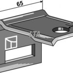 Holder til tand 45 x 12 50x50 profil