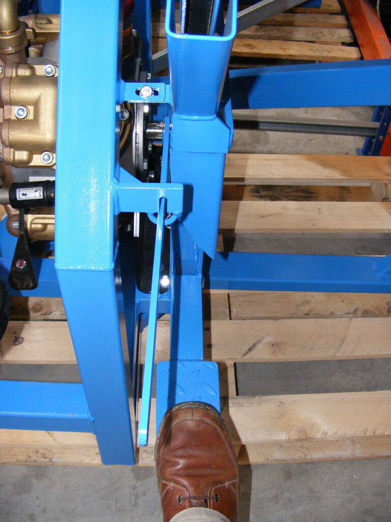 fodpedal slangeoprul md 50 drænspuler