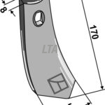 Skær 65mm til Marsk Stig inc bolt