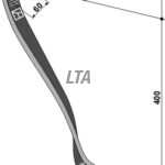 Planeplanketand 10x32, smider til højre