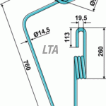 Striegel 14,5 x 760 köckerling 900848